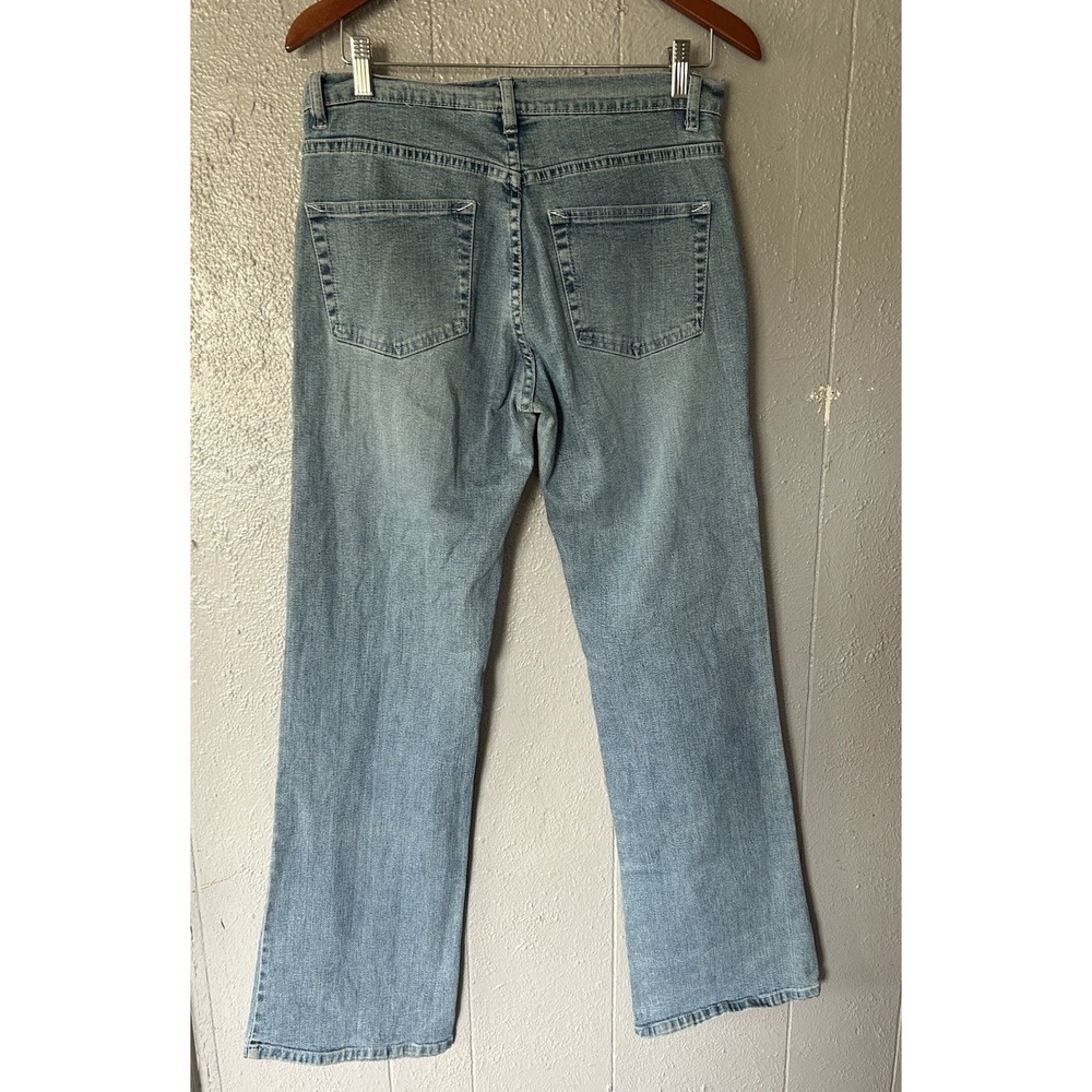 Christine Alexander Bedazzled Rhinestone Flared Jeans Bell bottoms Size 6 - Picture 5 of 6